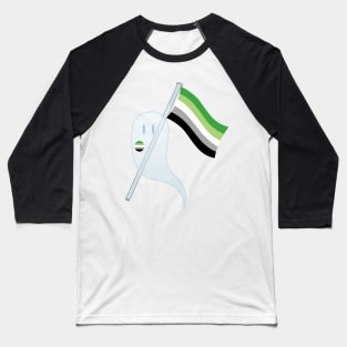 Pride Ghosts - Aromantic Baseball T-Shirt